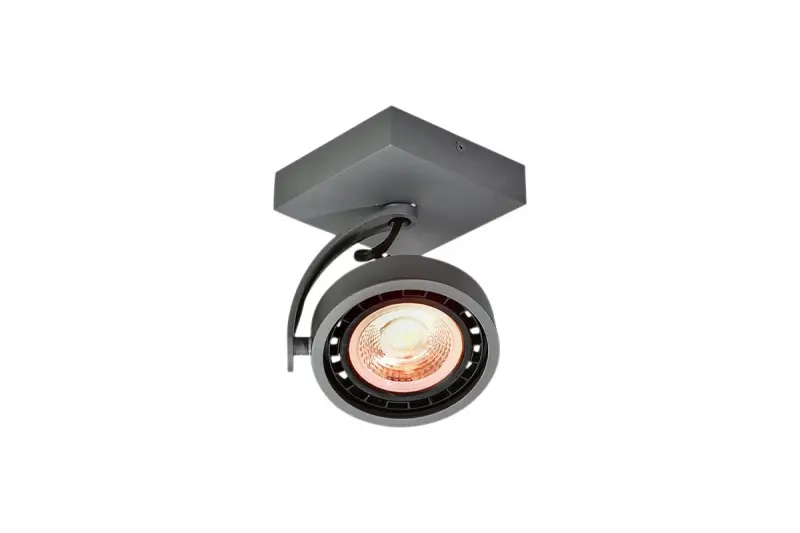 Decor Wally stropní nebo nástěnná lampa antracit v pohyblivé hlavě 1 světelný zdroj 4281