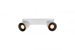 Decor Elli moderní bílá stropní lampa se 2 světelnými zdroji 4489