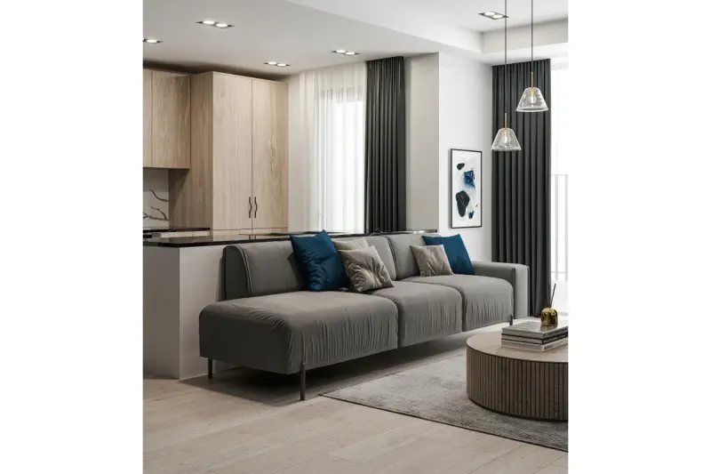 Decor Milo černé vestavné stropní svítidlo bez rámu se 2 světelnými zdroji 4755