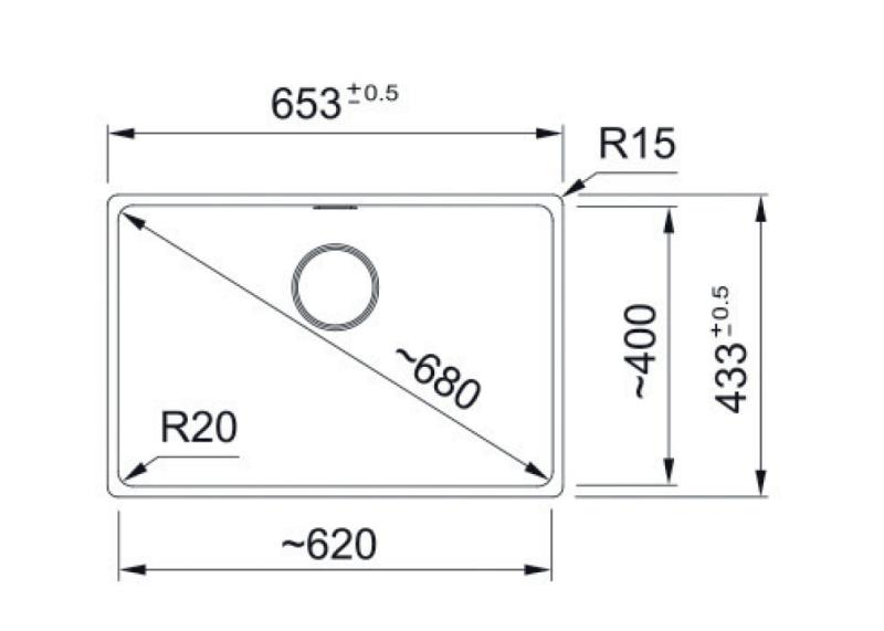 Franke Maris MRG 210-62 Fragranite Onyx vložený dřez