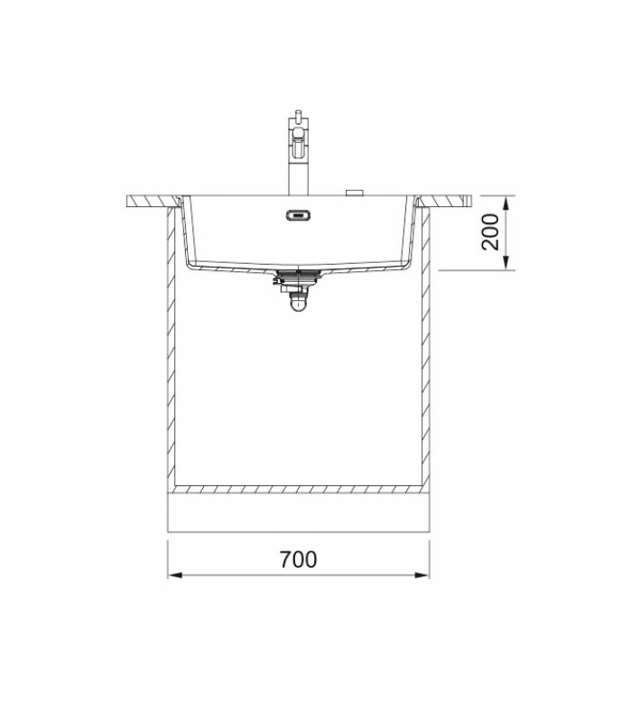 Franke Maris MRG 210-62 Fragranite Onyx vložený dřez