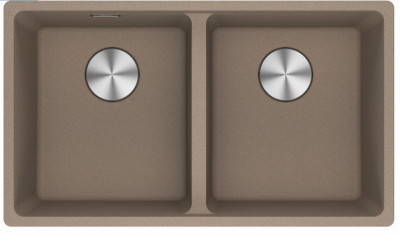 Franke Maris MRG 120-35-35 Fragranite Oyster double sink undermount
