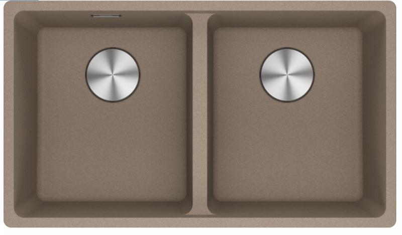 Franke Maris MRG 120-35-35 Fragranite Oyster dvojitý dřez pro podmontáž