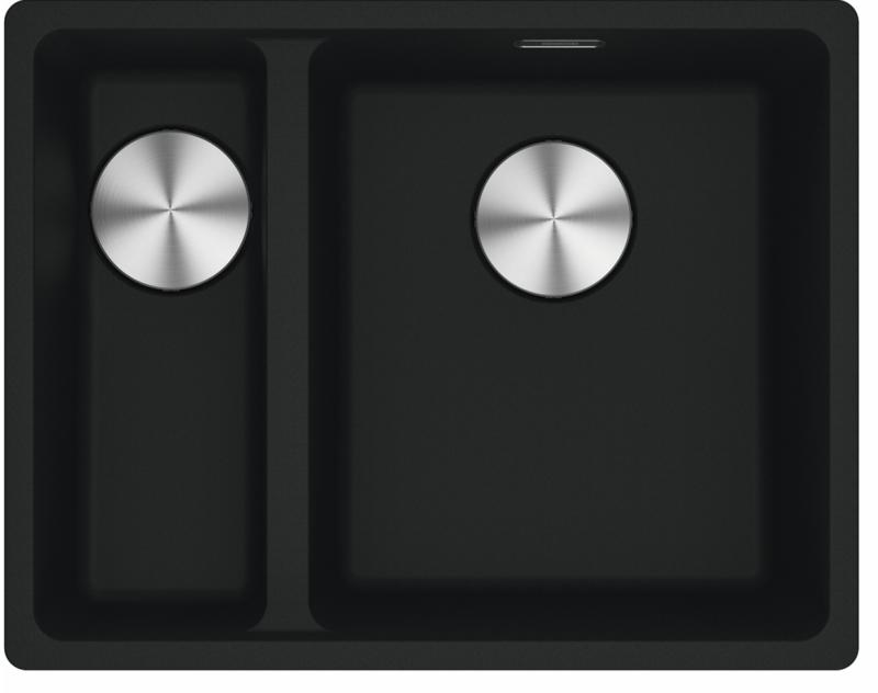 Franke Maris MRG 160-34-15 Fragranite Matt černý dřez Pravá strana vestavěný