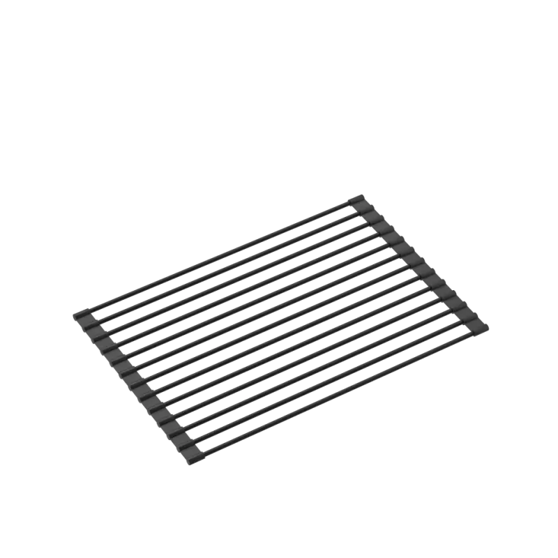 Quadri Kendal černý žulový dřez 60x44 s odkapávací plochou, baterií a dávkovačem tekutin 1208957889