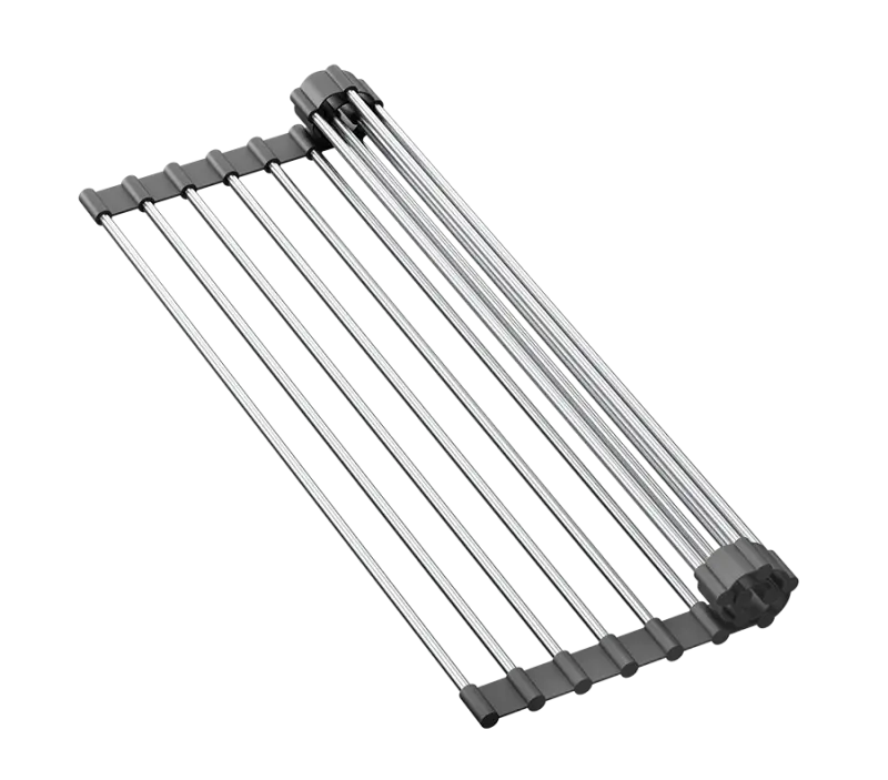 Quadri Durham bílý granitový dřez na povrchu 595x500 s dávkovačem mýdla, prkénkem na krájení, rolovací podložkou, vloženým dřezem a rolovací podložkou 1208957903