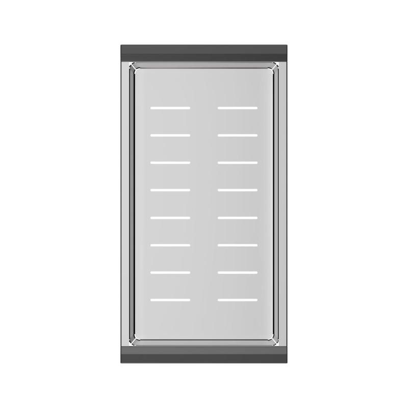 Quadri RVS zbytková nádoba 38x20 cm pro Durham umyvadla 1208957910