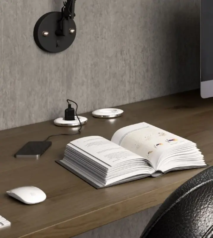 Indux Cover vestavěná zemní zásuvka matně bílá se zamykatelným víkem 1208957925