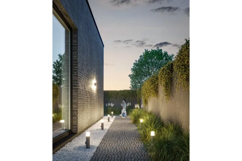 Verlichting Corta zahradní osvětlení nástěnná lampa antracitová pro 2 světelné zdroje 1289002