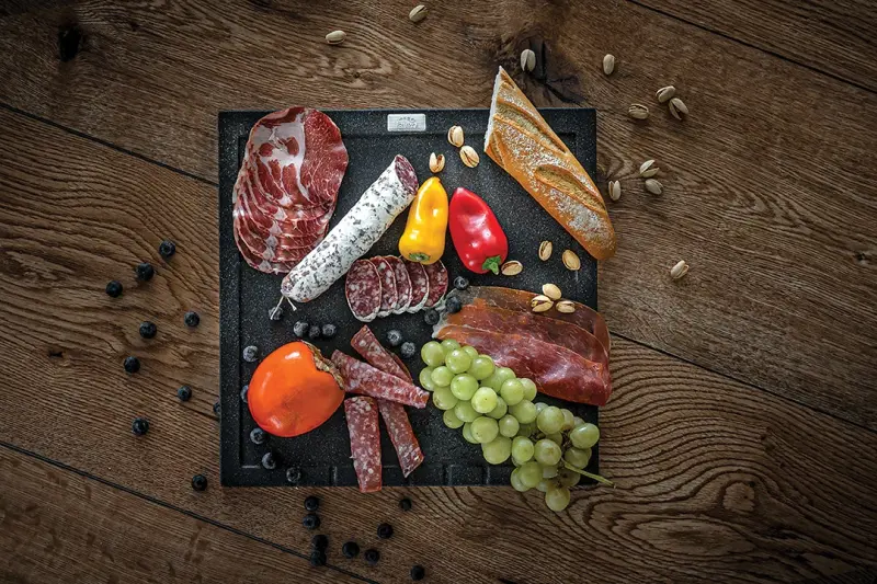 Aquadesign Unix granitový odkapávač 35x35cm černý 1208958214