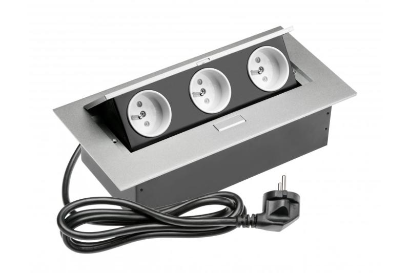 Obdélníková zapuštěná zásuvka 1208958683