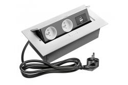 Obdélníková zapuštěná zásuvka 1208958687