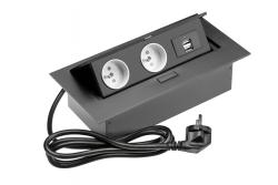 Obdélníková zapuštěná zásuvka 1208958688