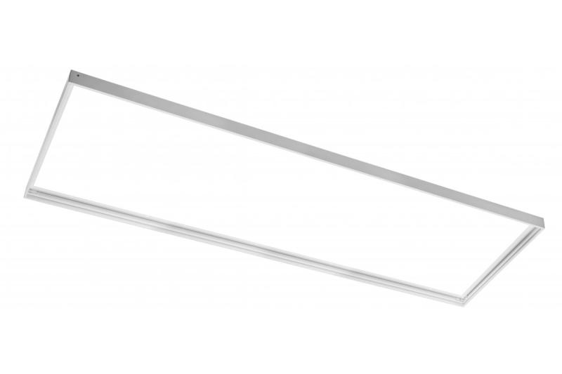 Rám pro povrchovou montáž LED panelů 30x120cm (TYP KING, PRINCE, INNOVO), bez šroubů, bílý 1208959229