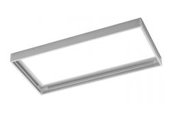 Rám pro povrchovou montáž LED panelů 30x60cm (TYP KING, PRINCE, INNOVO), bez šroubů, bílý 1208959230