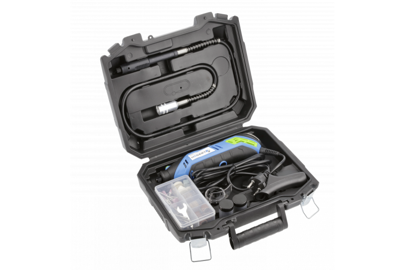 Hoegert Mini bruska v kufru vč. 184 extra příslušenství 1208960199 HT2E101