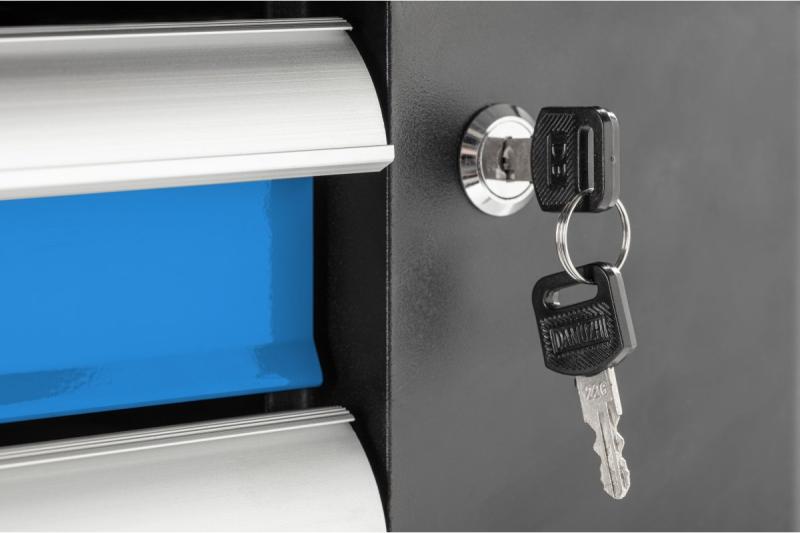 Hoegert nářadí skříňka se 7 zásuvkami a bočními dveřmi. 1208962009