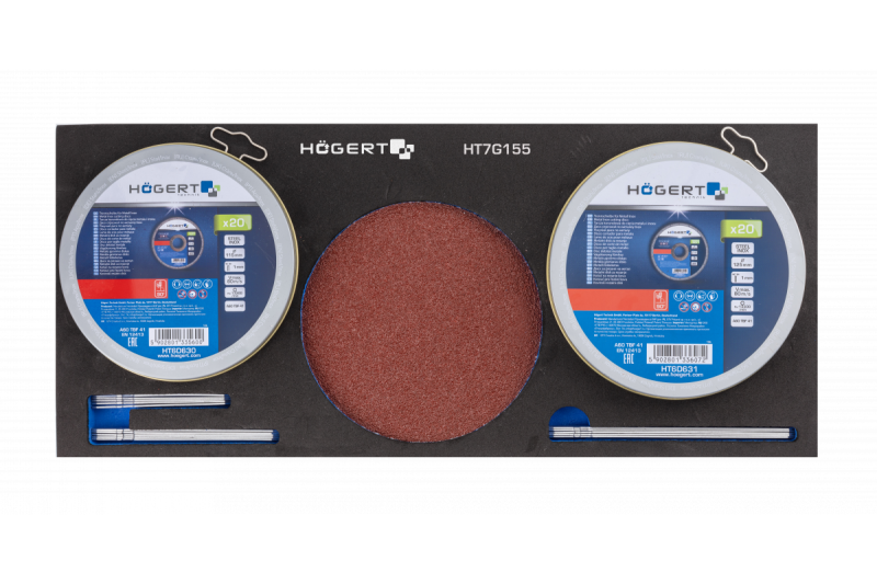 Hoegert 7-zásuvková nářadí skříňka s bočními dveřmi s příslušenstvím 544 kusů. 1208962010