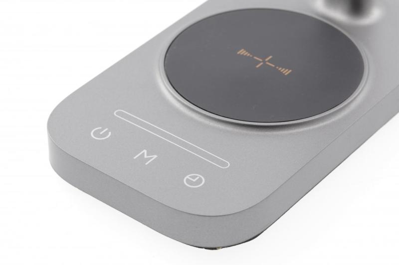 Decor Stolní lampa Bressi 8W 450lm AC220-240V 3-CCT Bezdrátové Nabíjení USB PF>0,5 RA>80 Šedá 1208962480