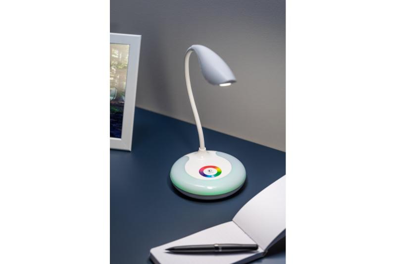 Decor Stolní Lampa GALACTIC LED 5W 240lm 5V DC 4000K RGB základna USB nabíjení bílý korpus 1208962485