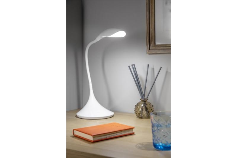 Deco Stolní lampa Halley 8 W 500 lm. AC220-240V 4000K PF>0,5 3-stupňové stmívání PF>0,5 RA>80 bílá. 1208962488