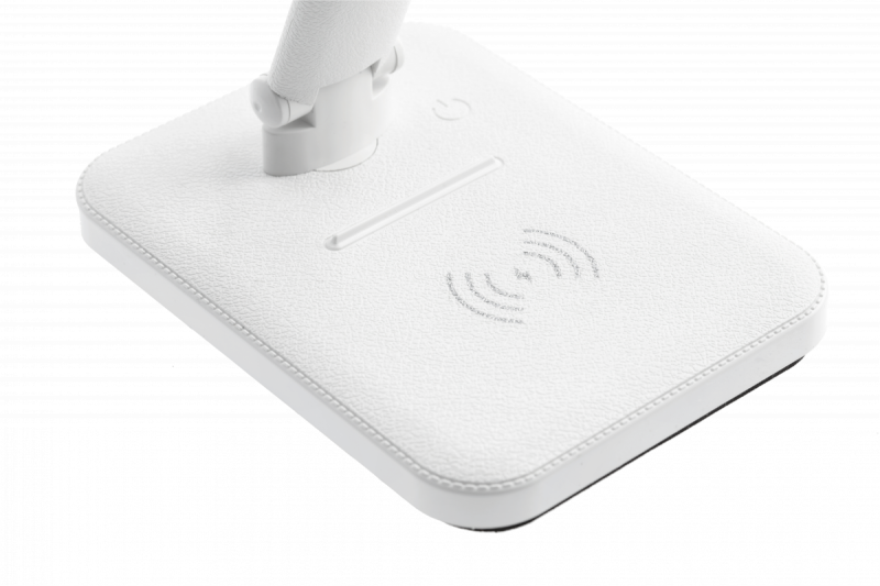 Deco IZUKA LED stolní lampa 6W 400lm AC220-240V 50/60Hz CCT indukční nabíječka bílá. 1208962496