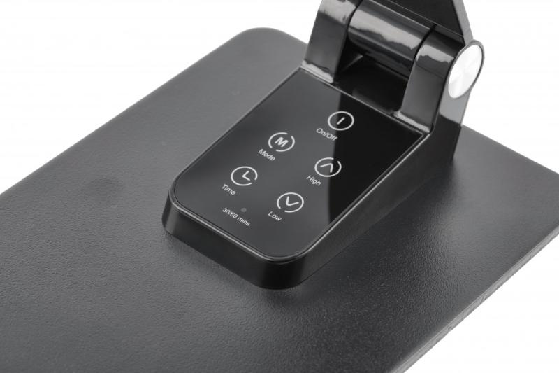 Dekor Stolní lampa Loneos 12W 700lm AC220-240V 3-CCT 5-stupňové stmívání RA>80 USB černá 1208962502