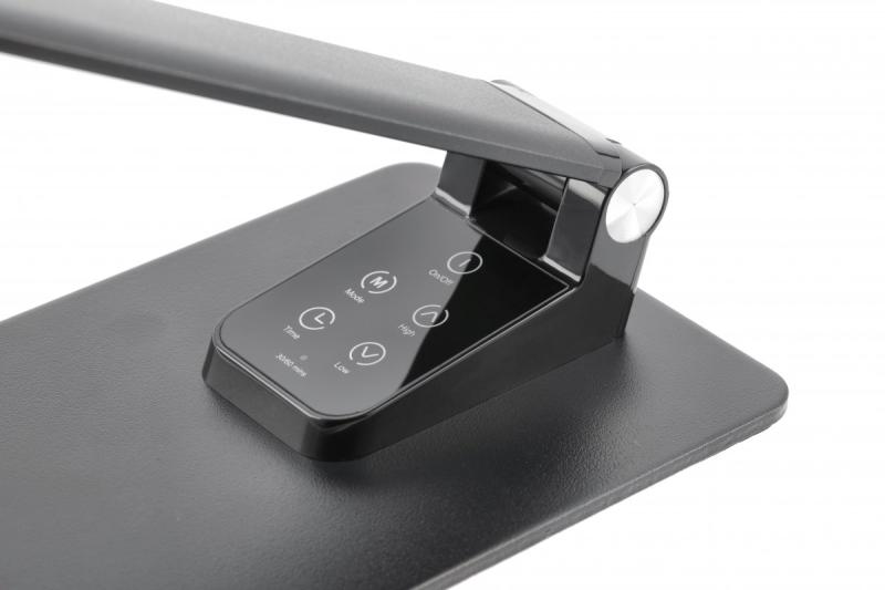 Dekor Stolní lampa Loneos 12W 700lm AC220-240V 3-CCT 5-stupňové stmívání RA>80 USB černá 1208962502