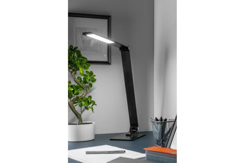 Dekor Stolní lampa Loneos 12W 700lm AC220-240V 3-CCT 5-stupňové stmívání RA>80 USB černá 1208962502