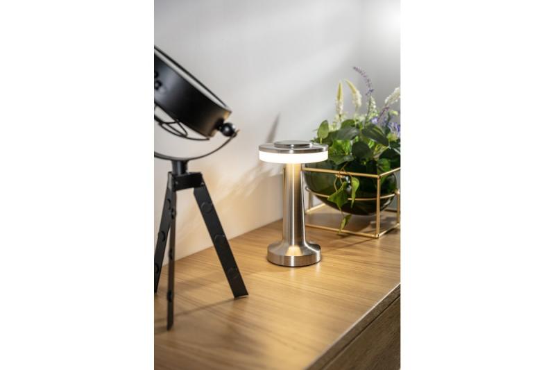 Décor Monum Stolní Lampa 3W 200lm DC 5V 1A 3000 K 3 kusy Stmívatelná baterie 1800 mAh inox 1208962503