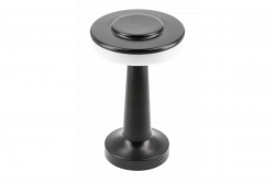 Decor Stolní Lampa Monum 3W 200lm DC 5V 1A 3000 K 3 stupně. Stmívání s baterií 1800 mAh, černá. 1208962504