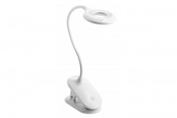Dekor Stolní lampa RINGO 4W 200lm. DC5V 1A 3000K-6000K 3-CCT bat.1200 mAh Ra>80 stmívatelná bílá. 1208962507