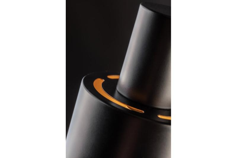 Dekorativní Stolní Lampa SELVIA II 5570 max. 250V 50/60Hz 1*E14 max. 25 W průměr 10 cm IP20 černá/zlatá. 1208962513