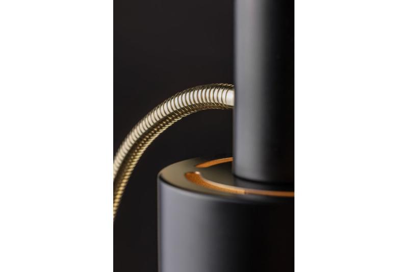 Dekorativní Stolní Lampa SELVIA II 5570 max. 250V 50/60Hz 1*E14 max. 25 W průměr 10 cm IP20 černá/zlatá. 1208962513