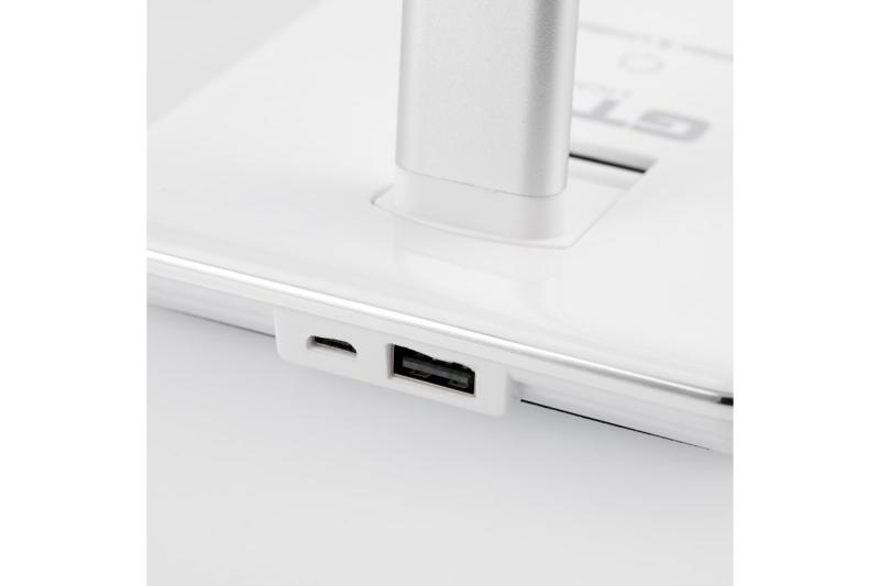 Decorační Stolní Lampa Tritton 6W 340lm AC220-240V 4-CCT Bezdrátové Nabíjení USB PF>0,5 RA>80 bílá. 1208962517