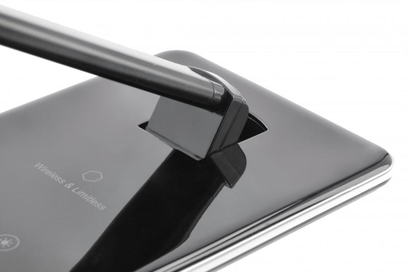 Dekor Stolní Lampa Tritton 6W 340lm AC220-240V 4-CCT Bezdrátové Nabíjení USB PF>0,5 RA>80 černá 1208962518