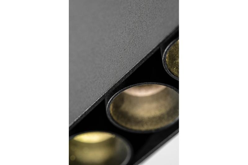 Dekorativní LED svítidlo ARTEMIDA 15W 1420lm AC220-240V 50/60 Hz PF>0,9 Ra≥80 IP20 IK08 4000K 38° obdélníkové černé. 1208962640