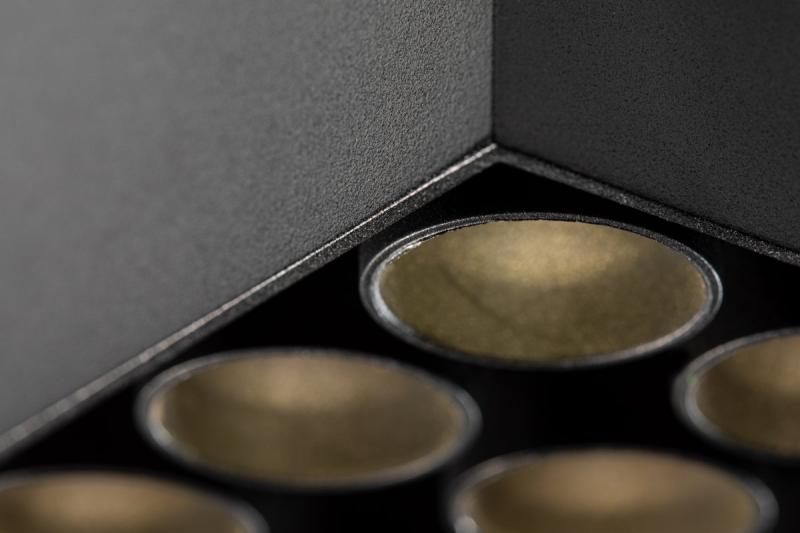 Deco LED svítidlo ARTEMIDA 20W 1920lm AC220-240V 50/60 Hz PF>0,9 Ra≥80 IP20 IK08 4000K 38° čtvercové černé. 1208962642