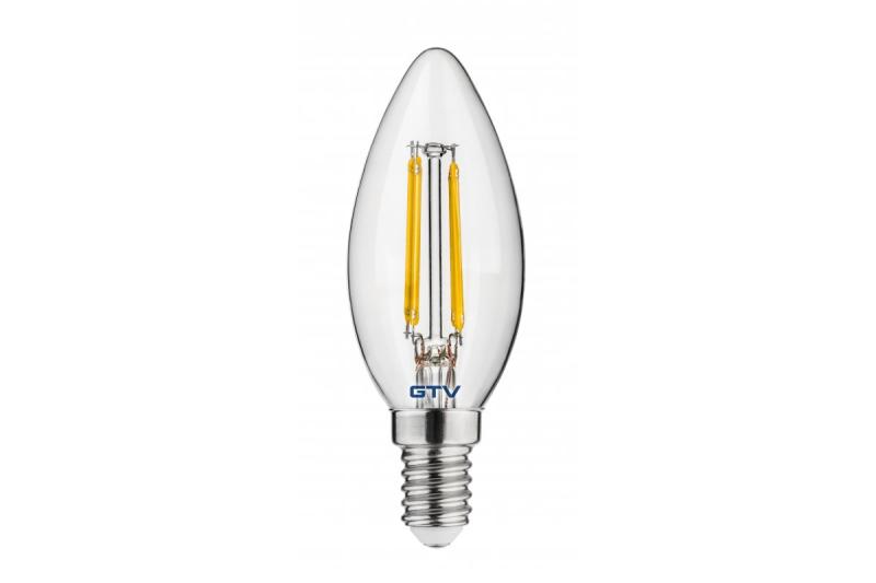 LED světlo, FILAMENT, C35, 4000K, E14, 4W, 440Im, AC220-240V/ 50-60Hz, RA>80, 360° 1208962687