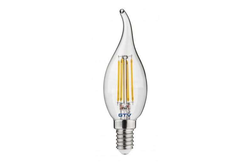LED světlo, FILAMENT, C35L, 4000K, E14, 4W, 440Im, AC220-240V/ 50-60Hz, RA>80, 360° 1208962688