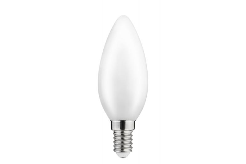 LED světlo, POLOPRŮHLEDNÝ FILAMENT, C35, 4000K, E14, 4W, 420lm, AC220-240V/50-60Hz, RA>80, 360° 1208962691