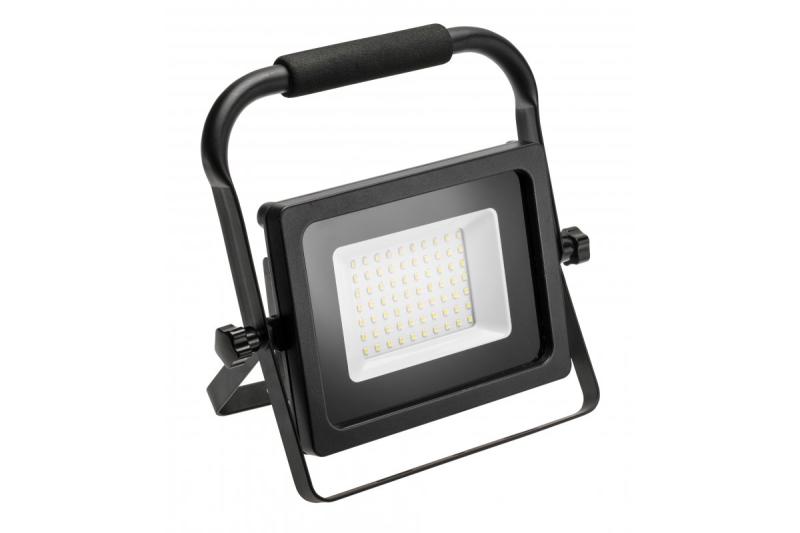 LED reflektor iNEXT (přenosný) 30W 2400lm, PF>0,9, RA>80, IP65, 120°, 6400K, černé tělo 1208962861