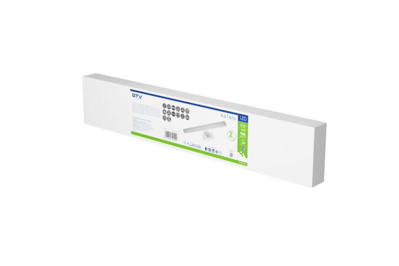 Dekorativní LED svítidlo Catania 600mm 12W AC220-240V 50/60Hz 4000K IP44 RA >80 960lm Chrom. 1208962886