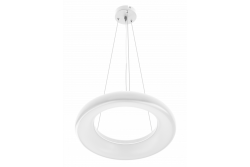 Decor LED svítidlo LEON 35W 3200lm AC220-240V 50/60Hz 120° IP40 4000K závěsné/stropní bílé. 1208962911
