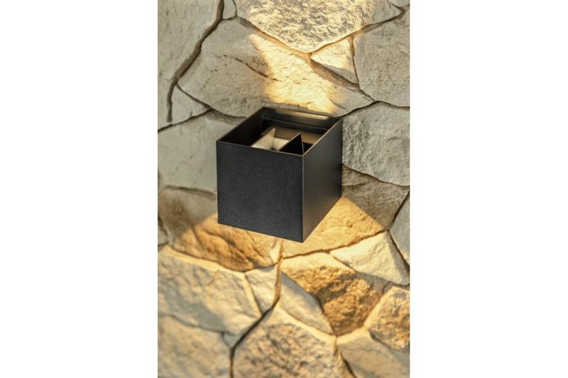 Decor MISSOURI-K LED lampa 7W 540lm AC220-240V 50/60 Hz PF>0.5 Ra≥80 IP54 IK08 4000K čtvercová černá. 1208962994