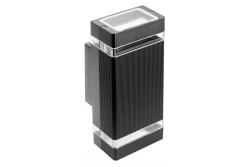 Deco nástěnné svítidlo s dvěma směry NESSA GU10 MAX.2x50W IP54 AC220-240V 50/60Hz černé. 1208963007