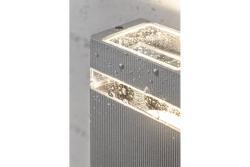 Dekorativní nástěnné svítidlo jednosměrné NESSA GU10 MAX. 50W IP54 AC220-240V 50/60Hz šedé. 1208963010