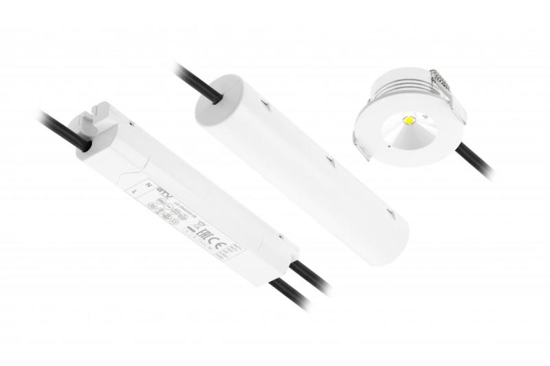 OMAHA-3 LED nouzová lampa, 3W, 300lm, AC220-240V, 50-60Hz, IP20, 3h, 6400K, jednoúčelová, TESTOVACÍ TLAČÍTKO 1208963024