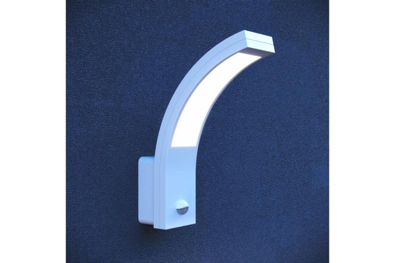 LED svítidlo PARIS s pohybovým senzorem 10W 900lm IP54 AC220-240V 50/60Hz 140° 9m 4000K bílá. 1208963095