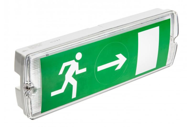 LED nouzové svítidlo SAHER-1 LED DUO, 3W, 300lm, AC220-240V, 50-60Hz, IP65, 1h, 6400K 1208963122